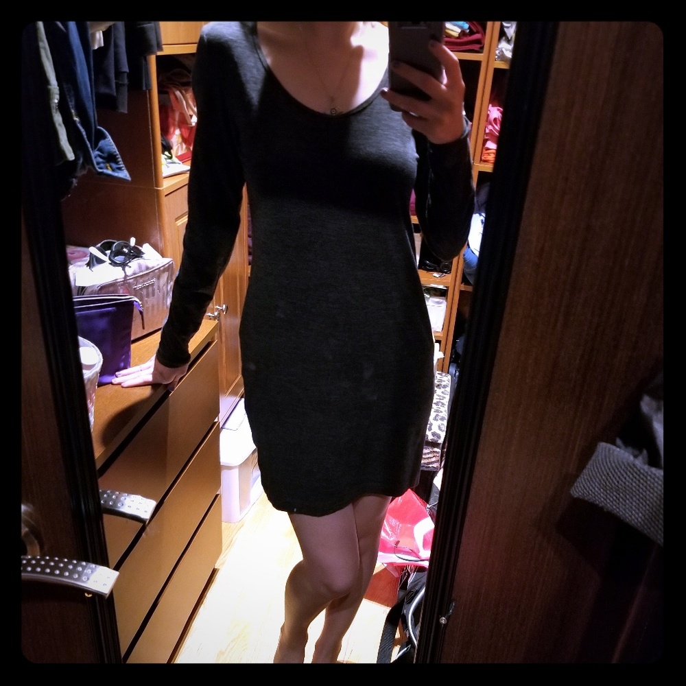 H&M Gray T-shirt dress